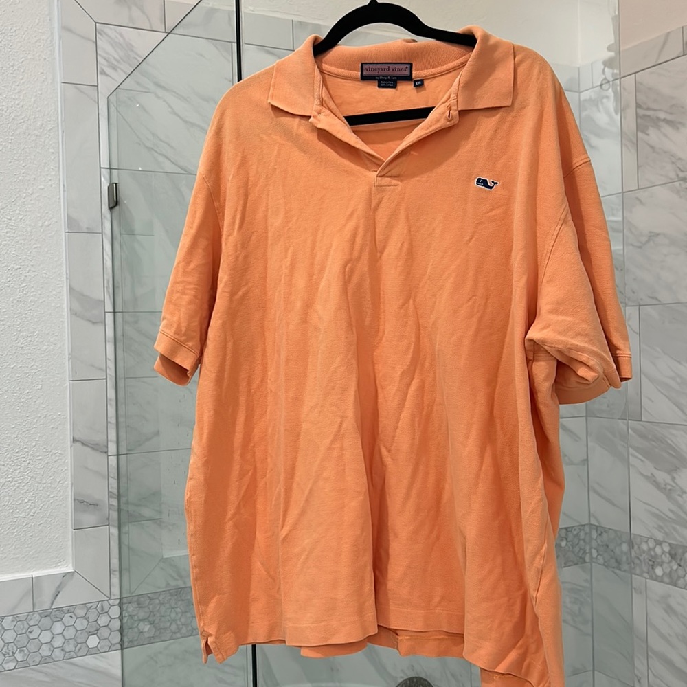 Mens VV Orange Polo